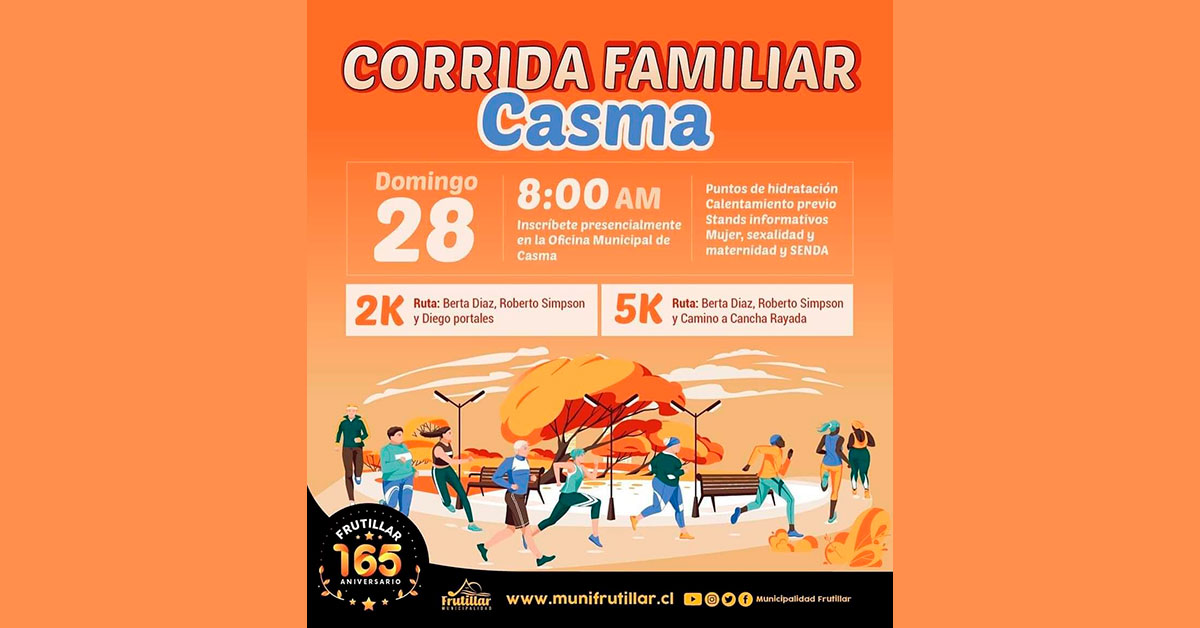 Corrida Familiar Casma Corredor Promedio 