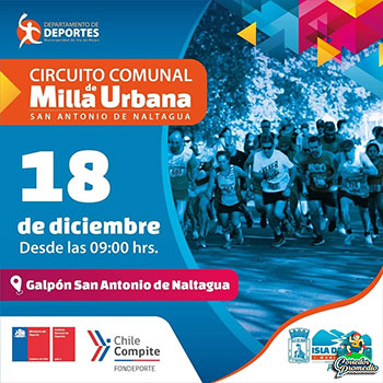 Circuito Milla Urbana Isla de Maipo – 5ª Fecha