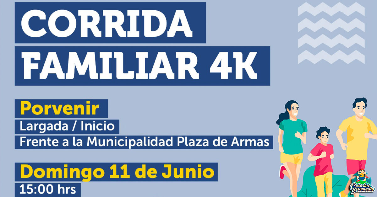 Corrida Familiar 4k Corredor Promedio 