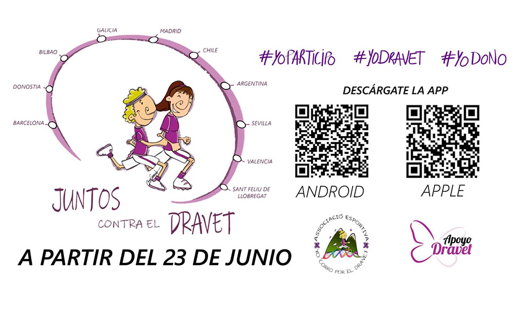 Éxito de la carrera virtual solidaria Juntos contra el Dravet