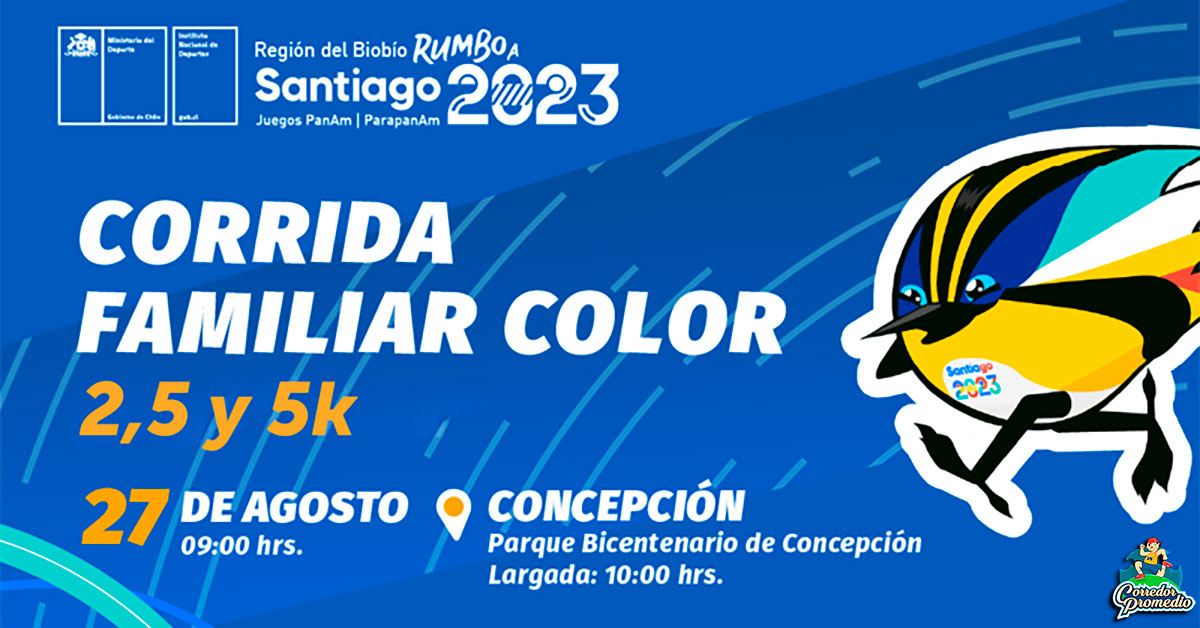 Corrida Familiar Color ConcepciÓn Corredor Promedio 