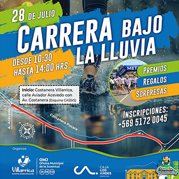 Carrera Bajo La Lluvia