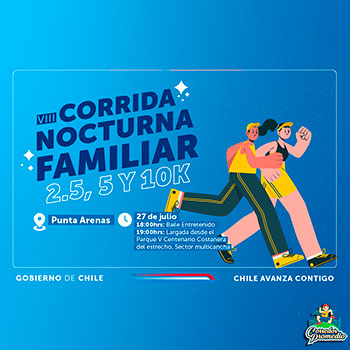 Corrida Nocturna Familiar Punta Arenas