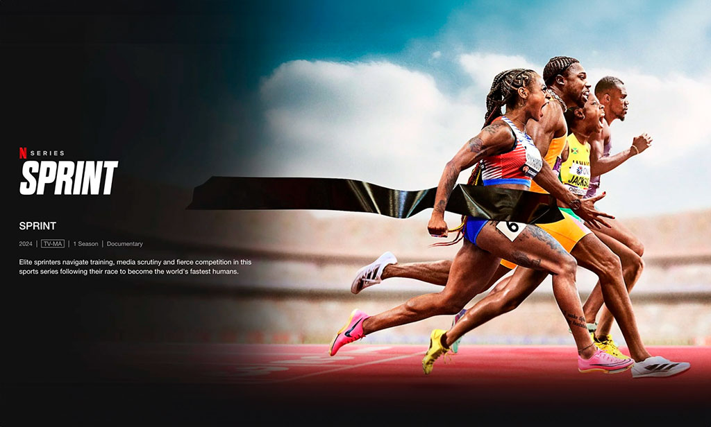 El atletismo llegó a Netflix con el estreno de la serie SPRINT