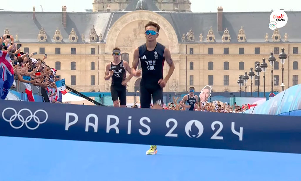 Juegos Olímpicos de París 2024: Alex Yee y Cassandre Beaugrand ganan el Triatlón Olímpico