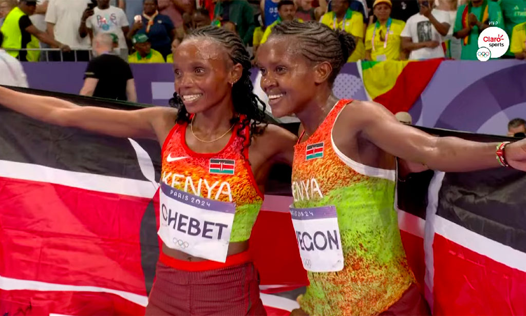 Beatrice Chebet se corona en una dramática final de 5000m en París 2024