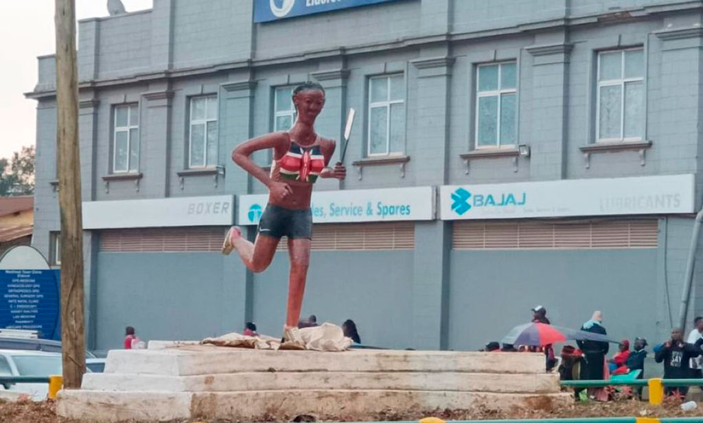 Polémica en Kenia por estatuas de atletas