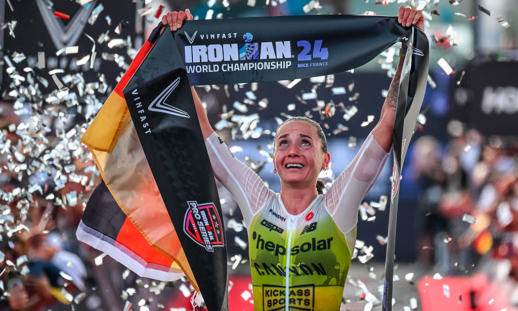 Laura Philipp se corona como campeona mundial del IRONMAN 2024 en Niza