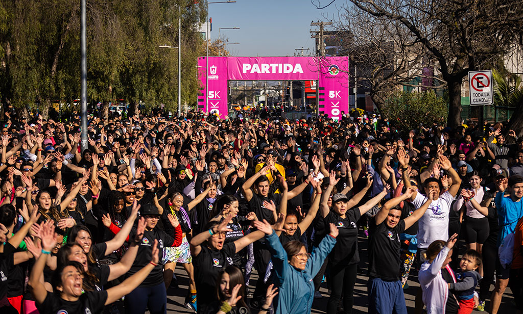 Más de cinco mil personas participaron en la tercera Corrida Familiar Maipú