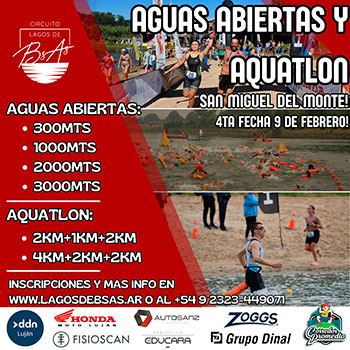 Aguas Abiertas y Aquatlón San Miguel del Monte