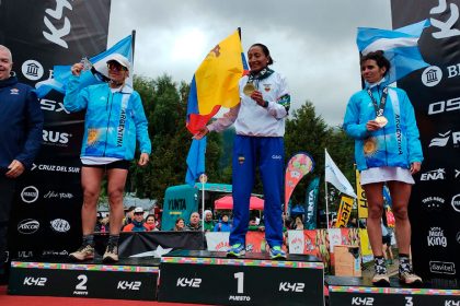 Joaquín Narváez y Blanca Llumiquinga conquistan el Sudamericano de Short Trail