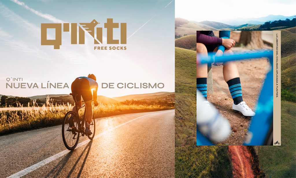 Q'inti lanza su nuevo modelo de calcetines de ciclismo