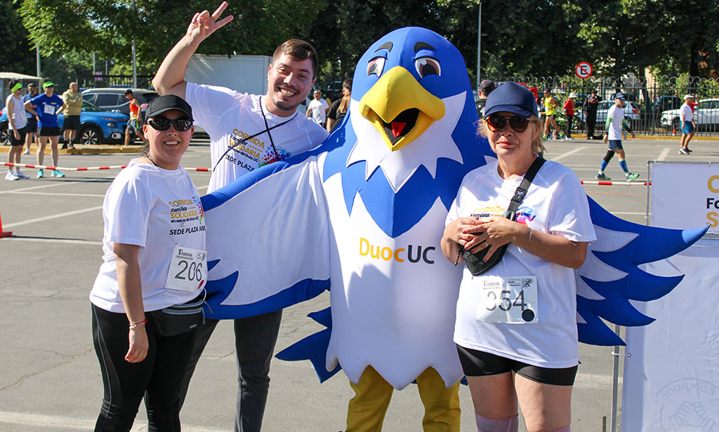 Exitosa Corrida Familiar Solidaria Duoc UC Plaza Norte