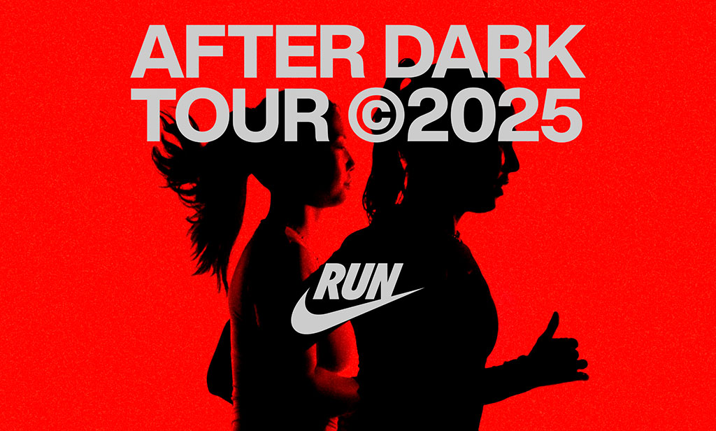 Nike lanza After Dark Tour 2025: Una serie de carreras nocturnas para mujeres